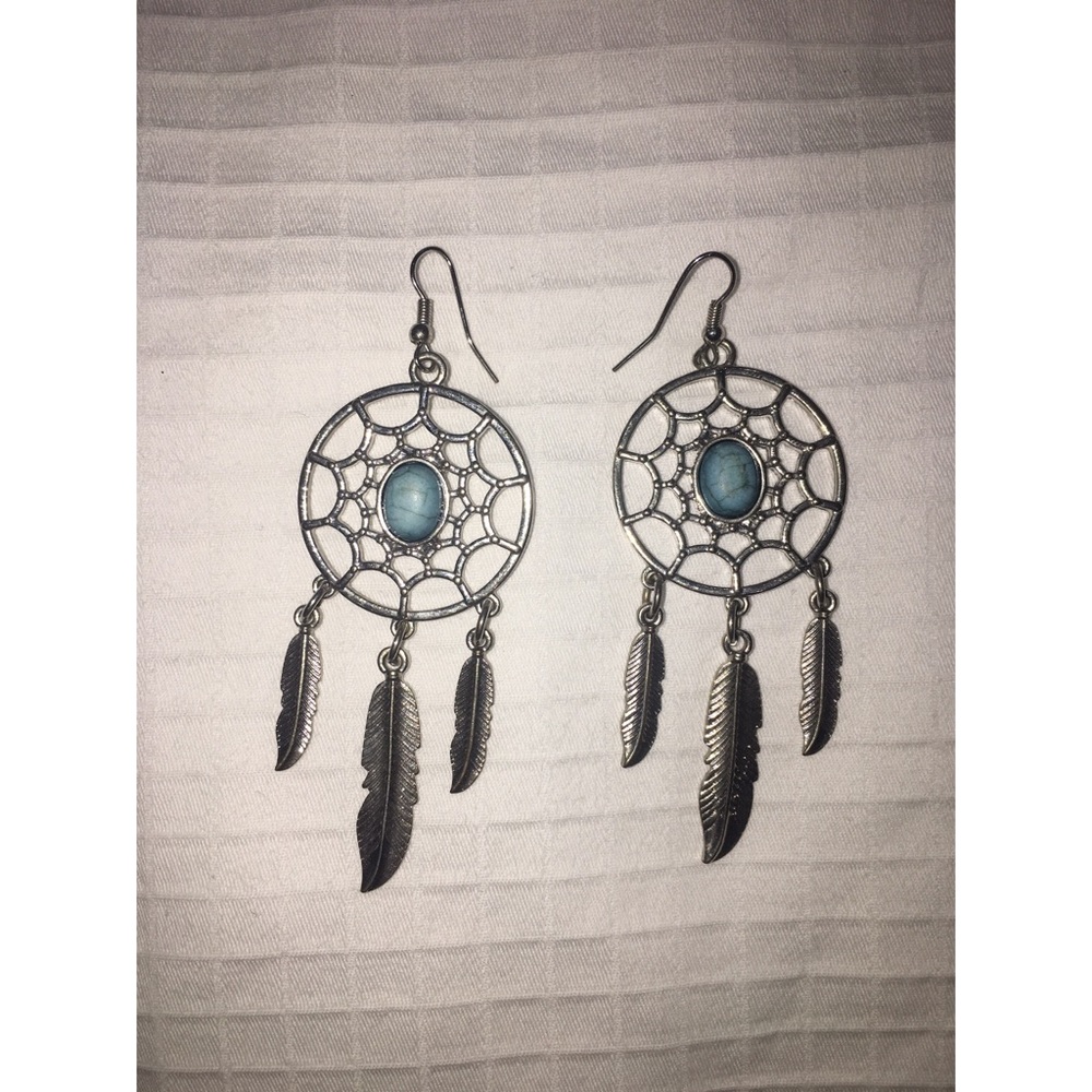 Dream catcher earrings